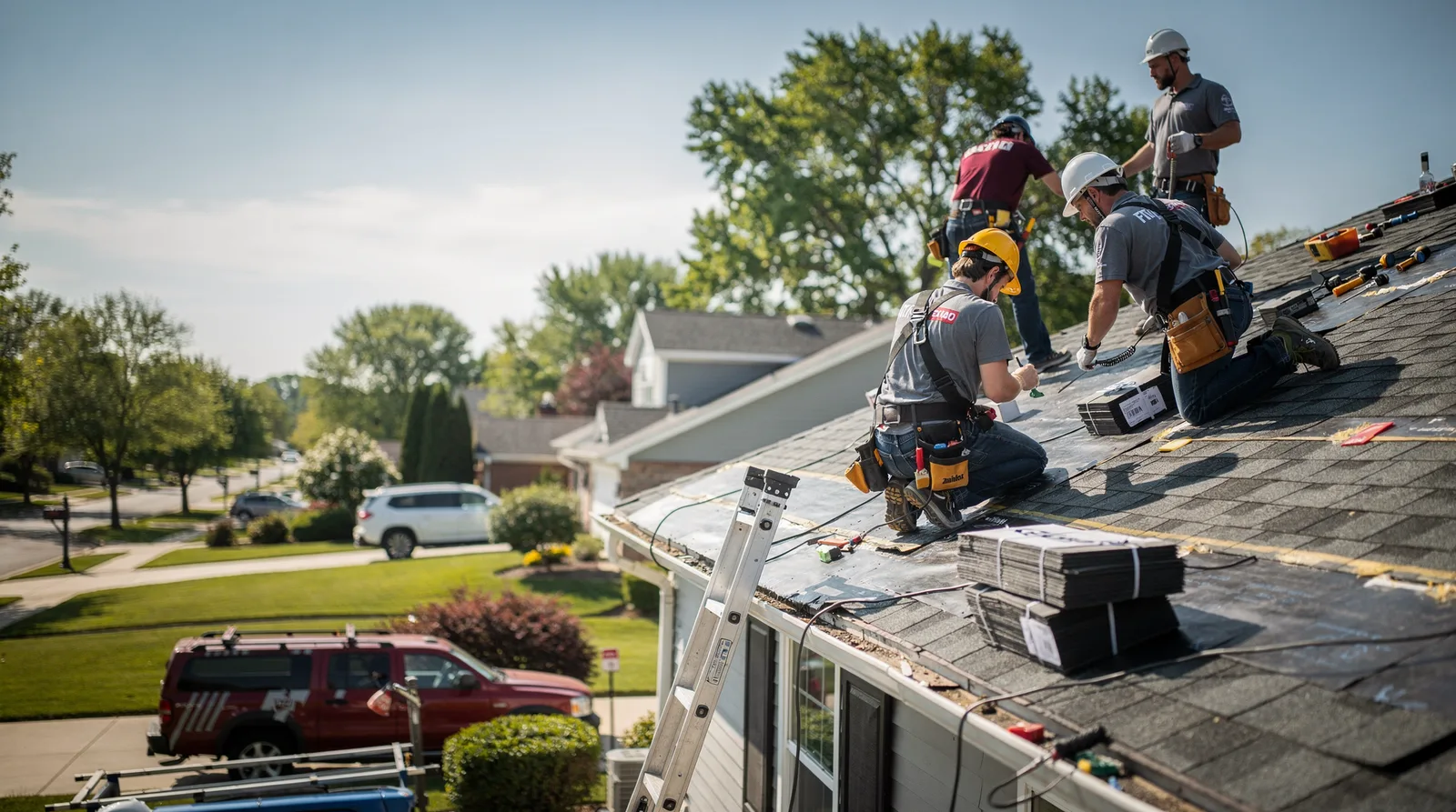 Roof Repair in Bradley, IL around you